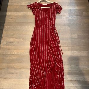 Abercrombie Women’s Wrap Front Midi Dress, Size Small
